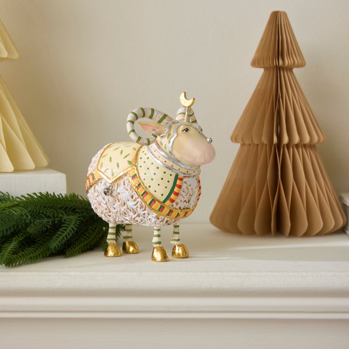 Patience Brewster Nativity Manger Ram Figure - Image 2