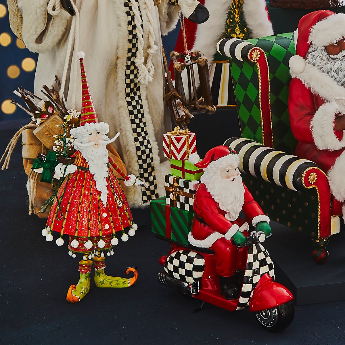 Patience Brewster Dash Away Dashing Santa Figure - Image 5