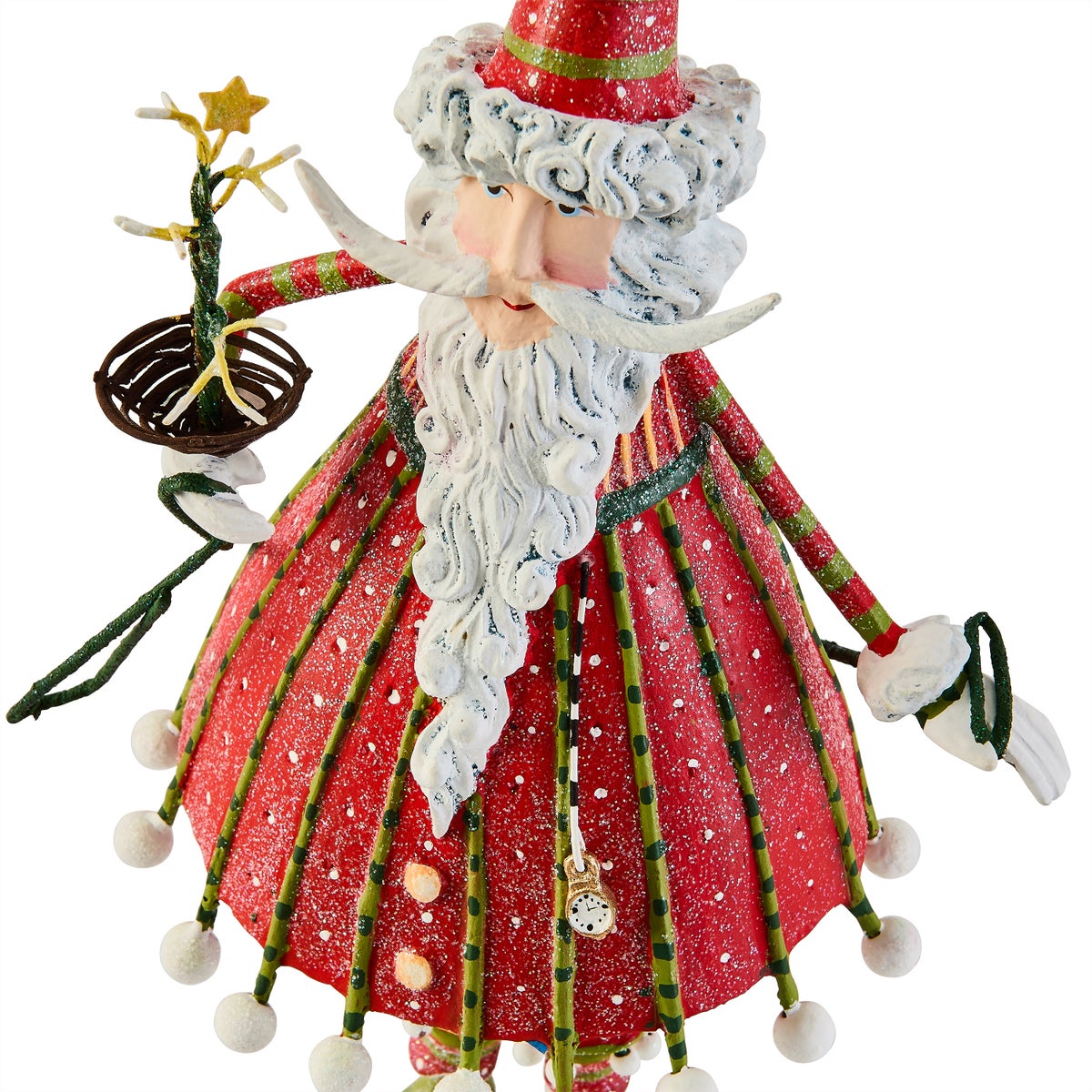 Patience Brewster Dash Away Dashing Santa Figure - Image 8