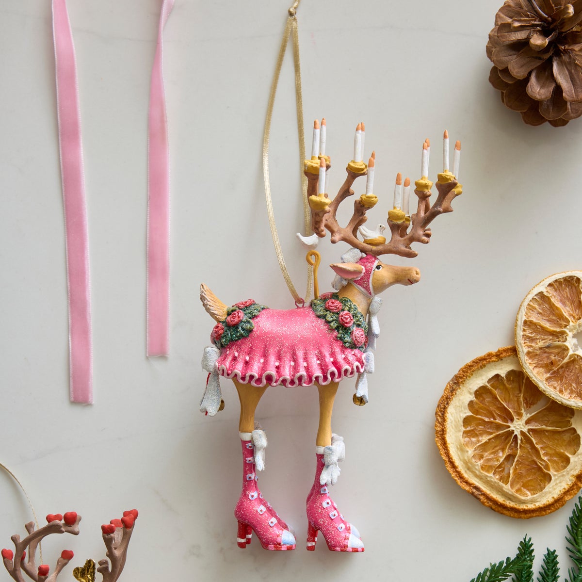 Patience Brewster Dash Away Donna Reindeer Ornament - Image 2