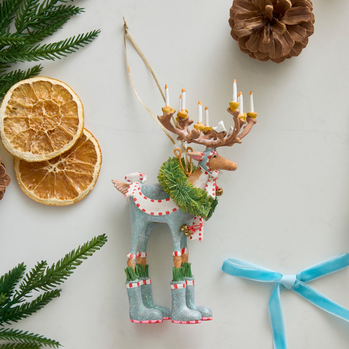 Patience Brewster Dash Away Dasher Reindeer Ornament - Image 2
