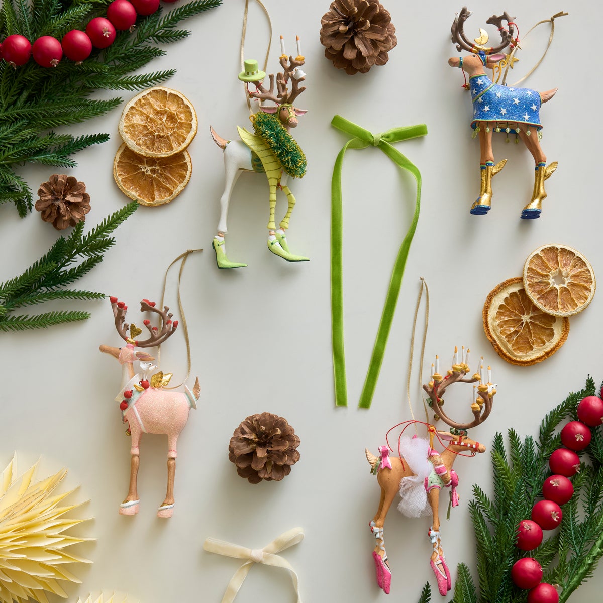 Patience Brewster Dash Away Cupid Reindeer Ornament - Image 4