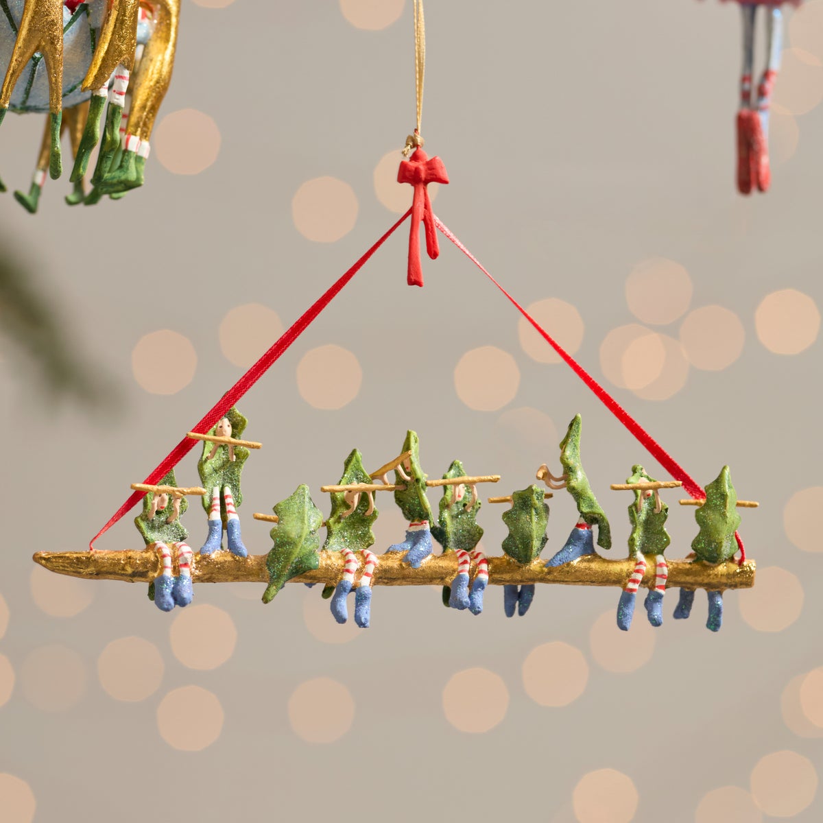 Patience Brewster 12 Days 10 Pipers Piping Ornament - Image 2