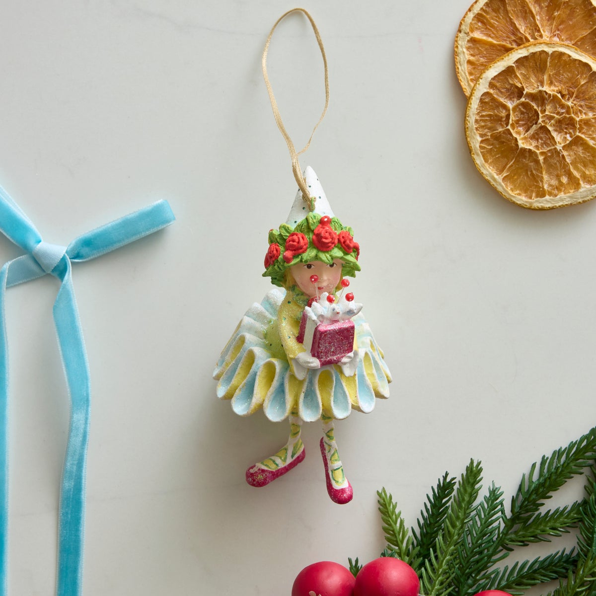 Patience Brewster Dash Away Dancer's Elf Ornament - Image 2