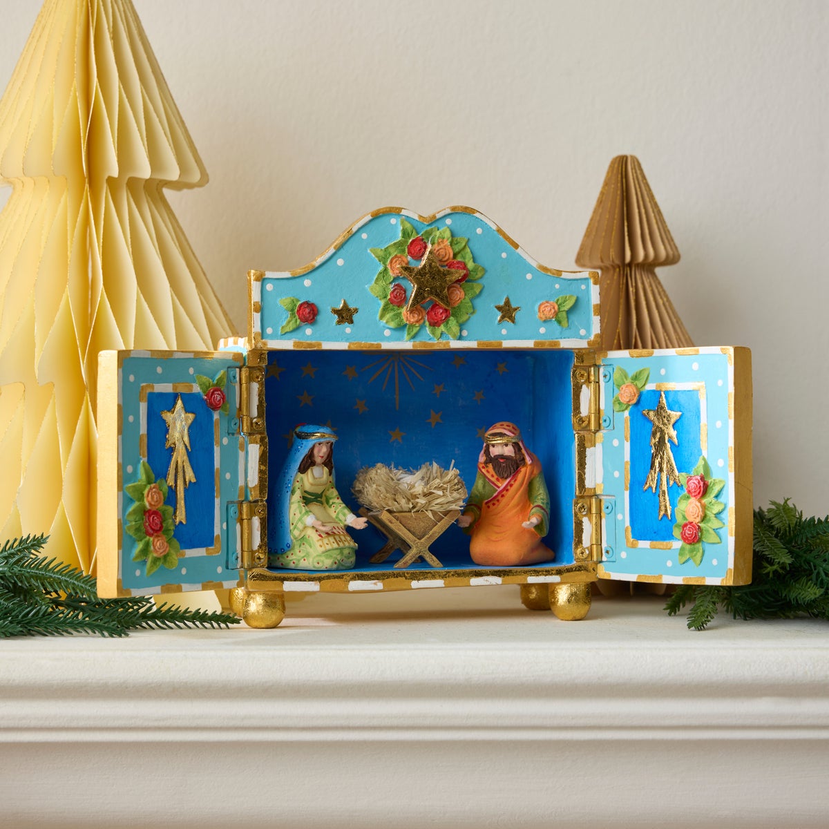Patience Brewster Mini Nativity Retablo - Image 2