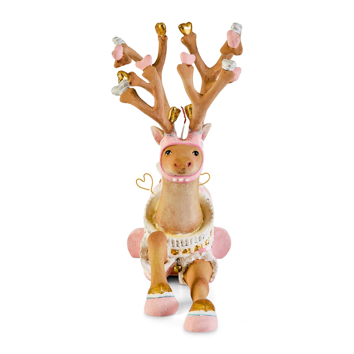 Patience Brewster Dash Away Sitting Cupid Reindeer Figure - Image 8