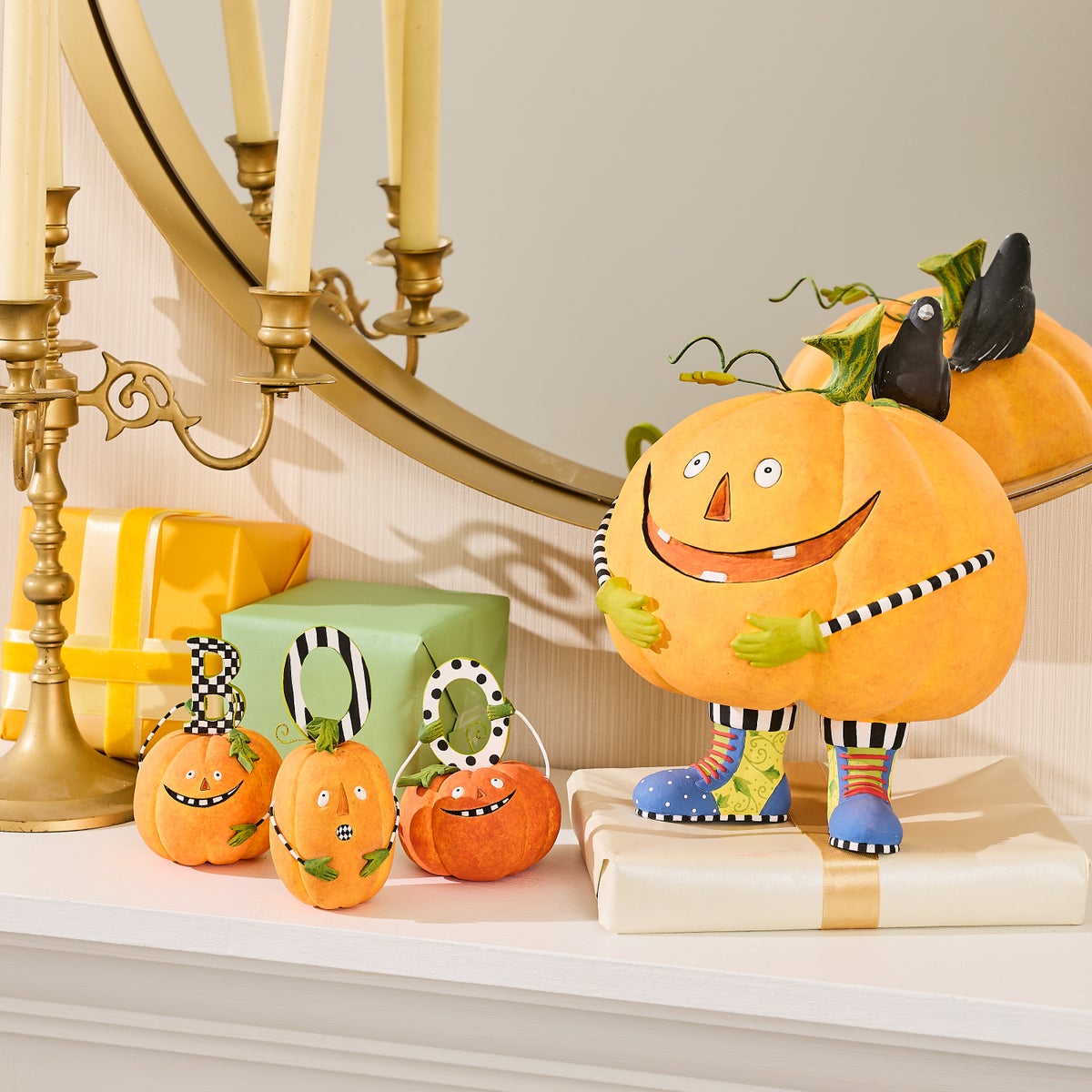 Patience Brewster BOO Pumpkin Letter Set - Image 2