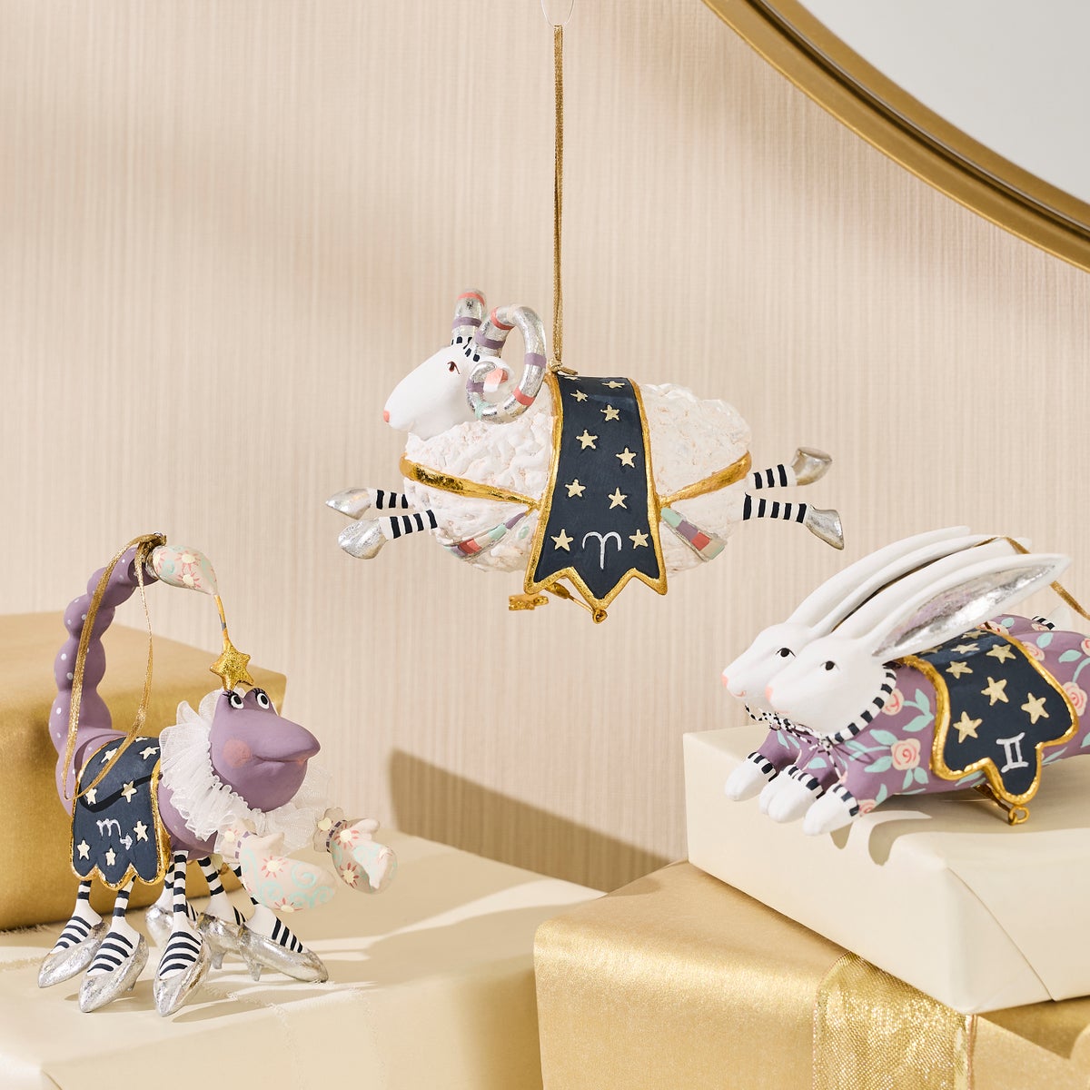 Patience Brewster Aries Zodiac Ornament - Image 2