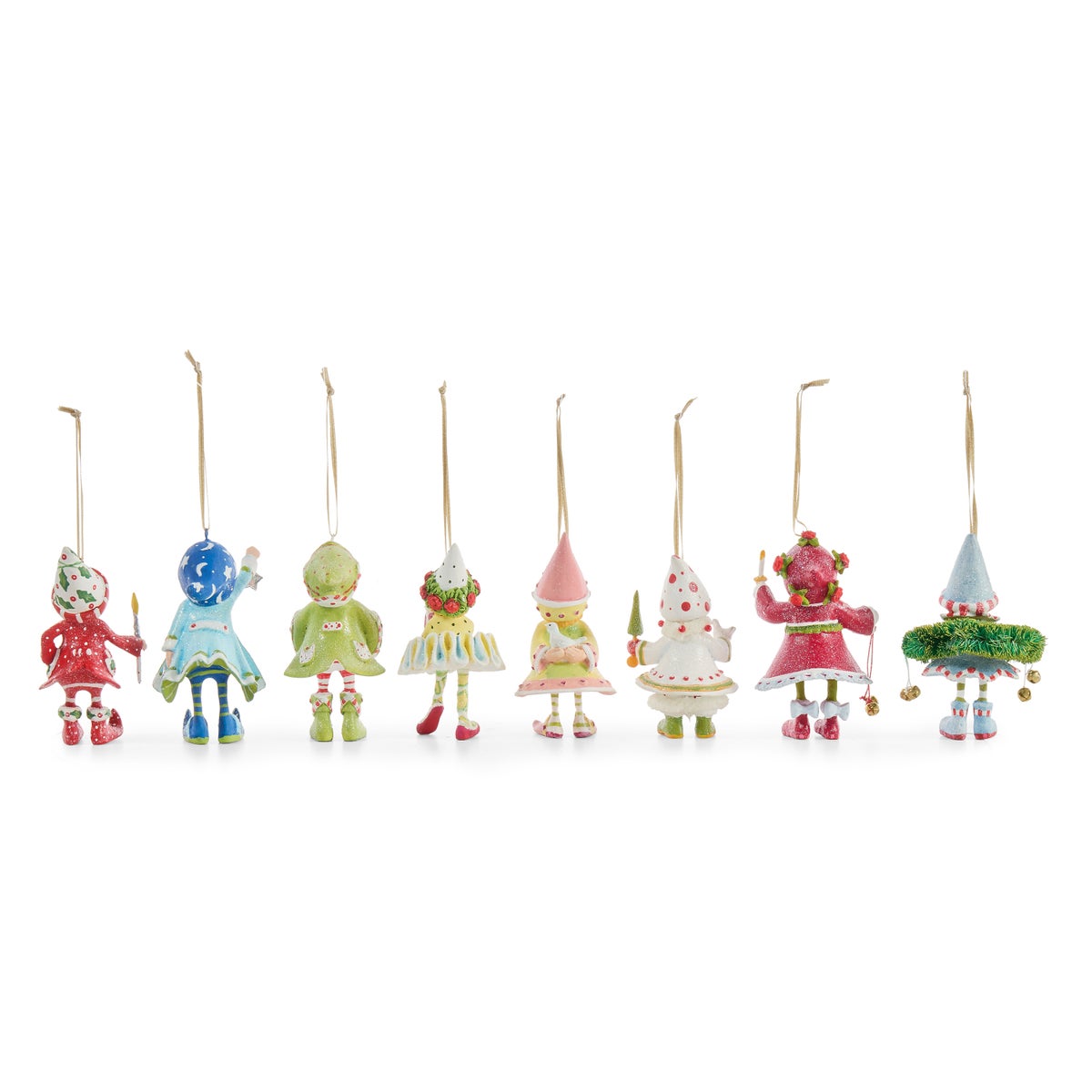 Patience Brewster Dash Away Elves Mini Ornaments Set - Image 4