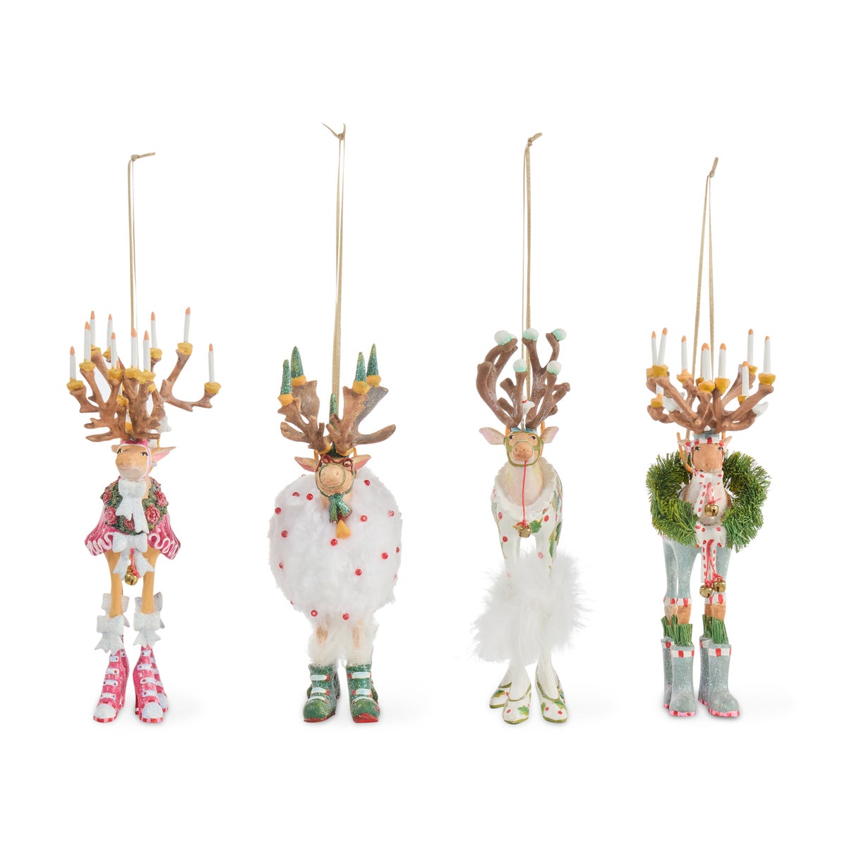 Patience Brewster Dash Away Reindeer Ornament Set - Image 4