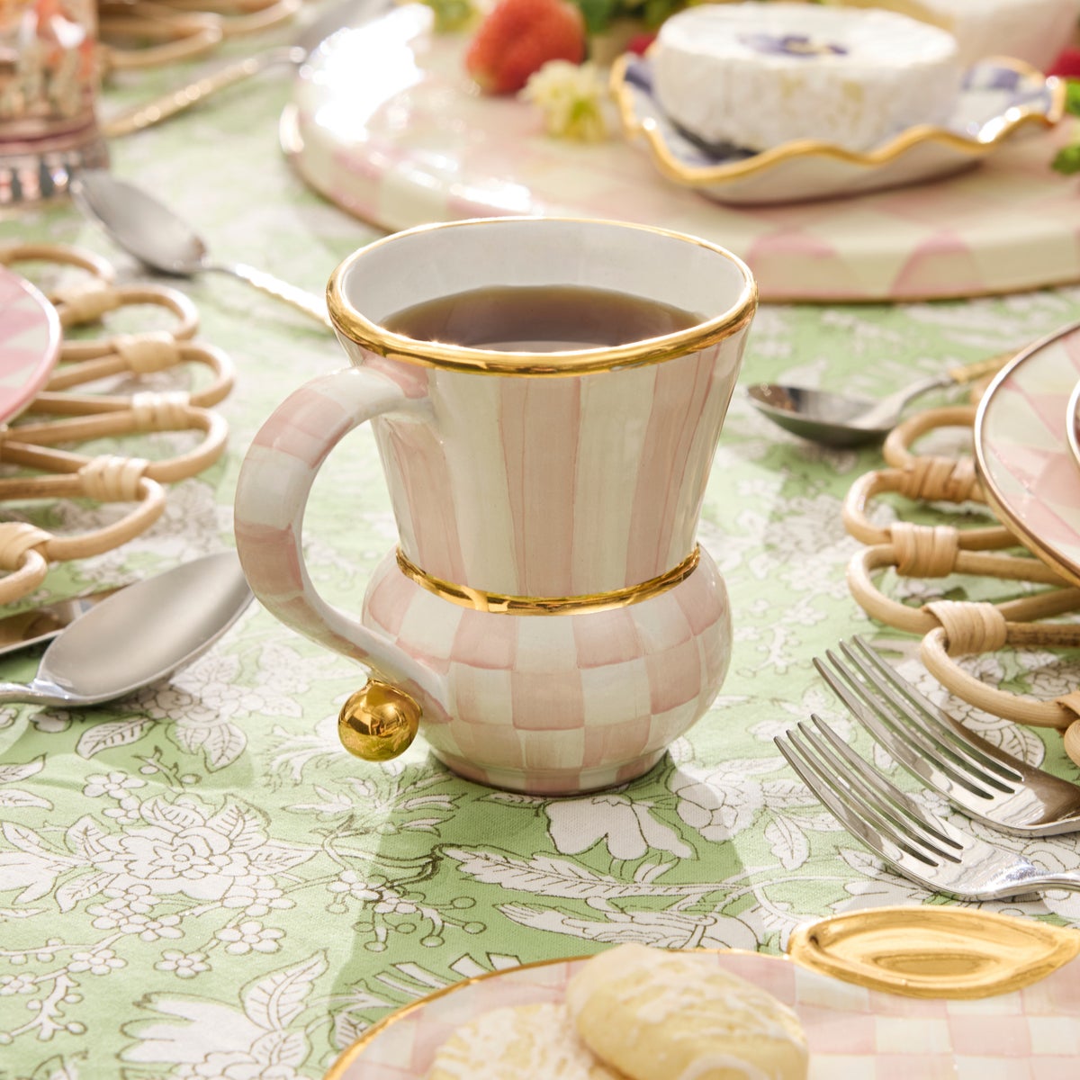 Rosy Check Ceramic Mug - Image 5