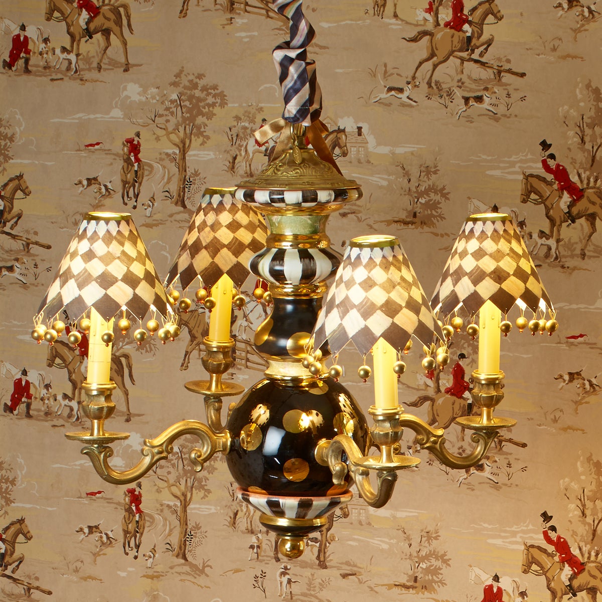 Black Tie Chandelier - Image 3