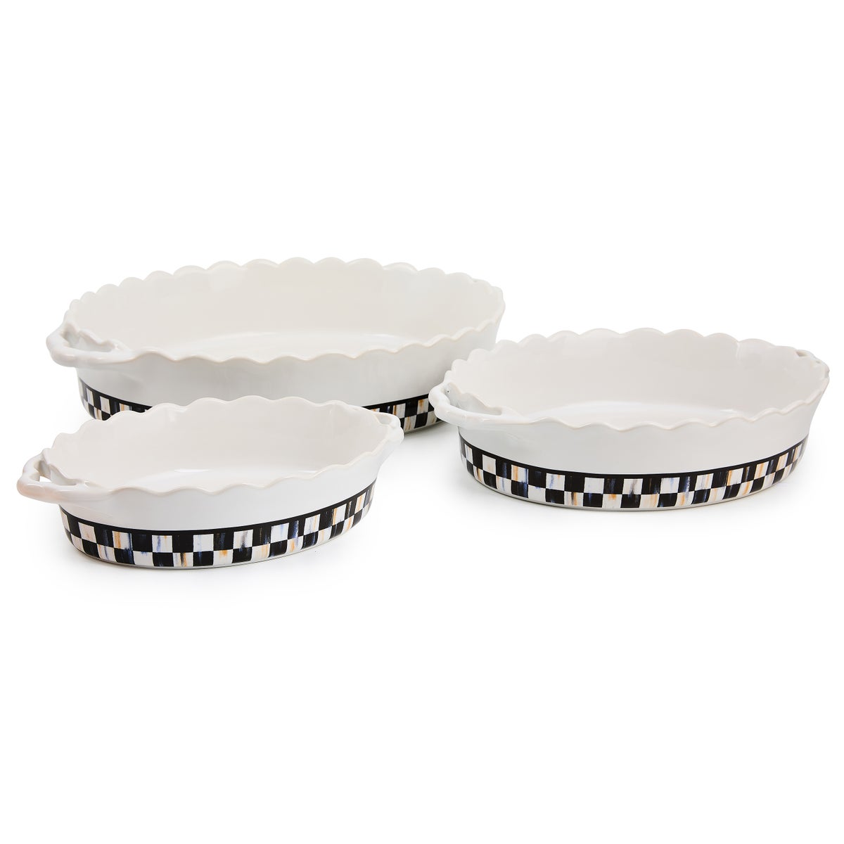 Courtly Check Everyday Large Oval Baker - Image 4