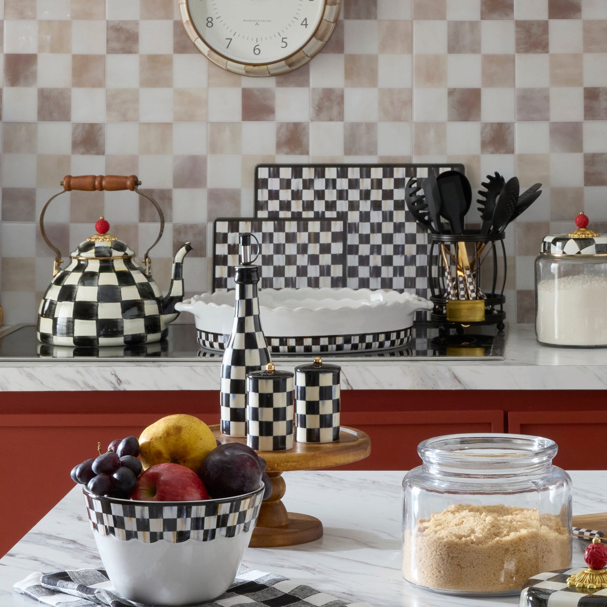 Courtly Check Everyday Large Oval Baker - Image 5