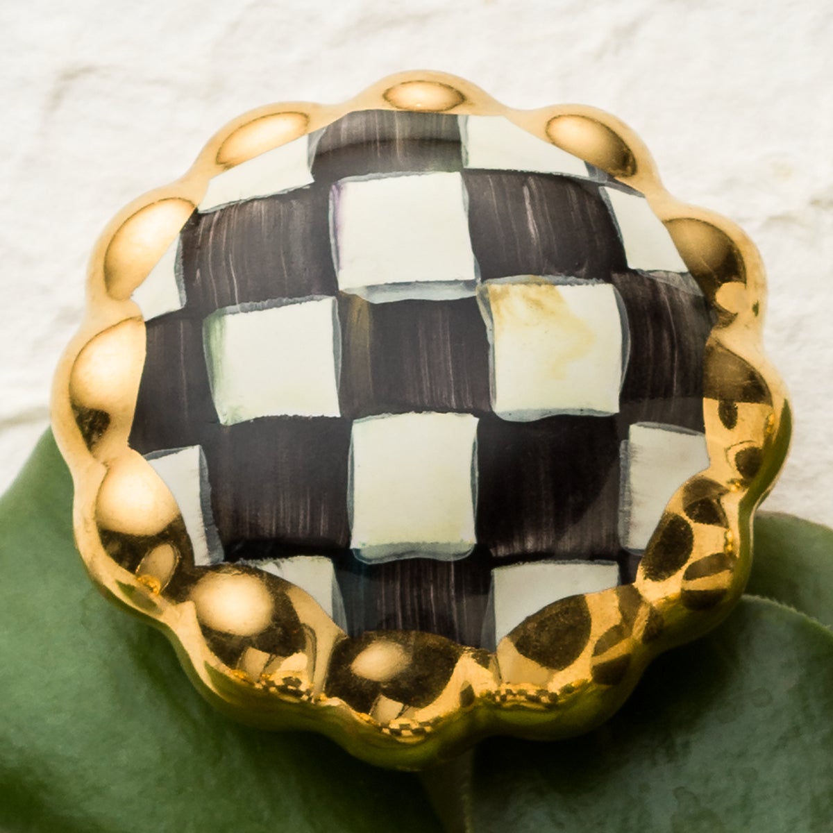 Courtly Check Round Knob - Image 2