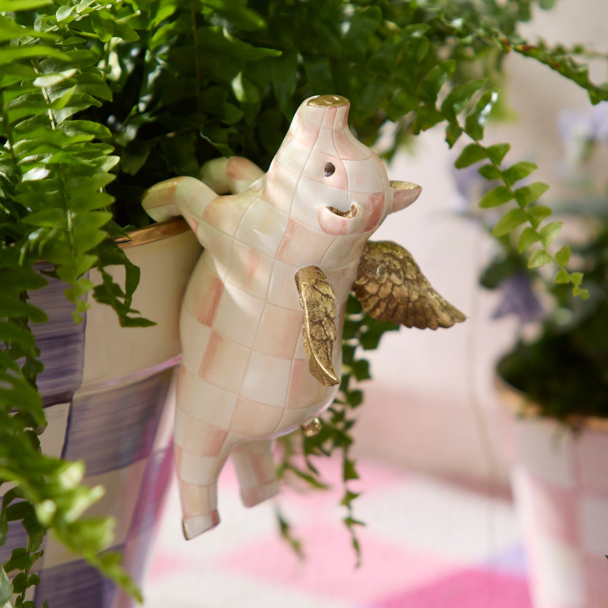 Rosy Check Flying Pig Pot Climber - Image 2