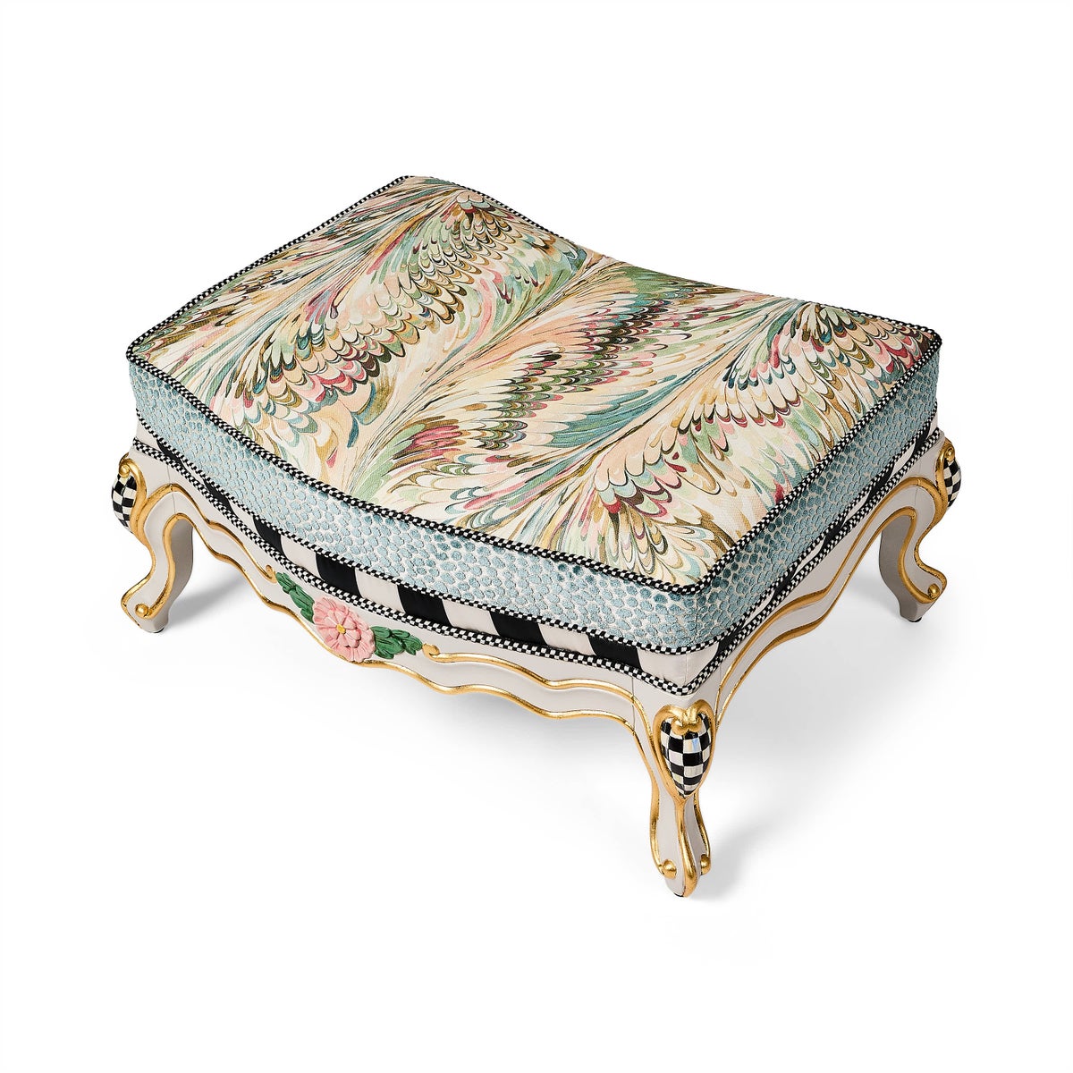 Storybook Upholstered Ottoman - Image 6