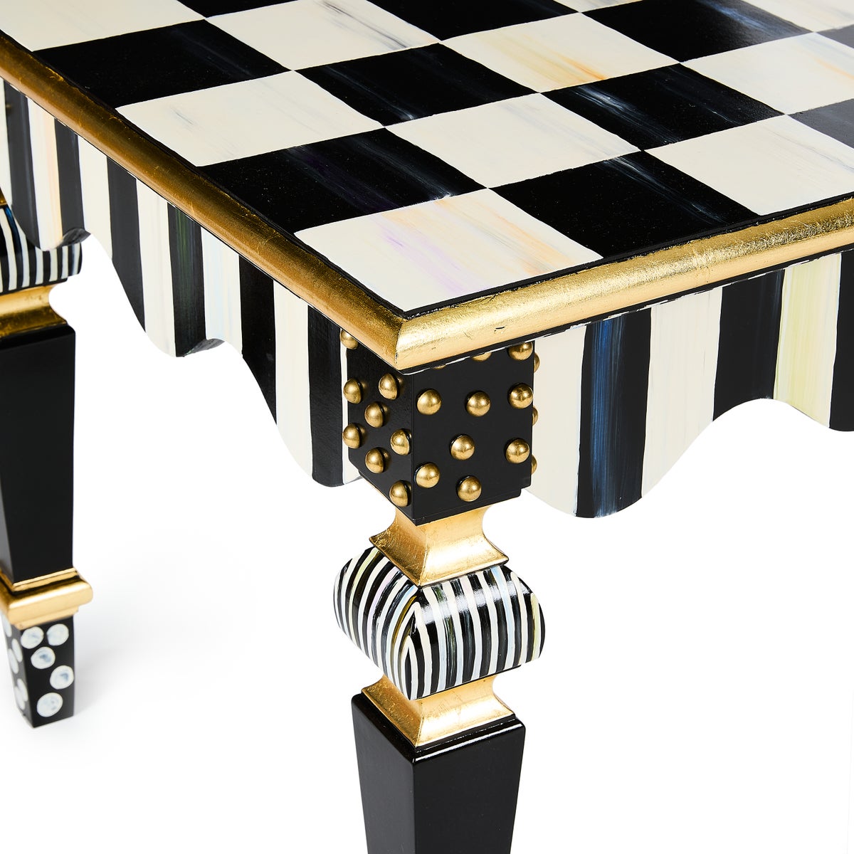 Courtly Check & Stripe Coffee Table - Image 7