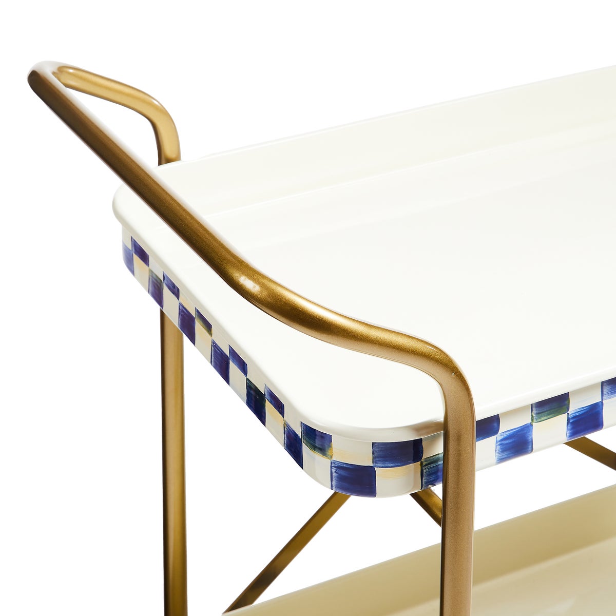 Royal Check 2-Tier Kitchen Cart - Image 4