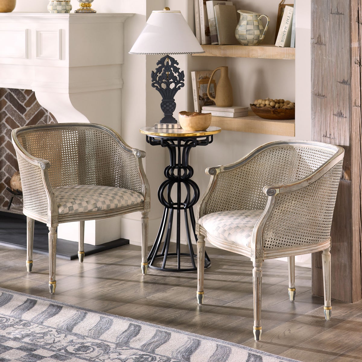 Sterling Check Perfetto Accent Chair - Image 2