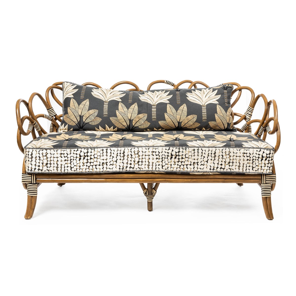 Wild Indoors Rattan Loveseat