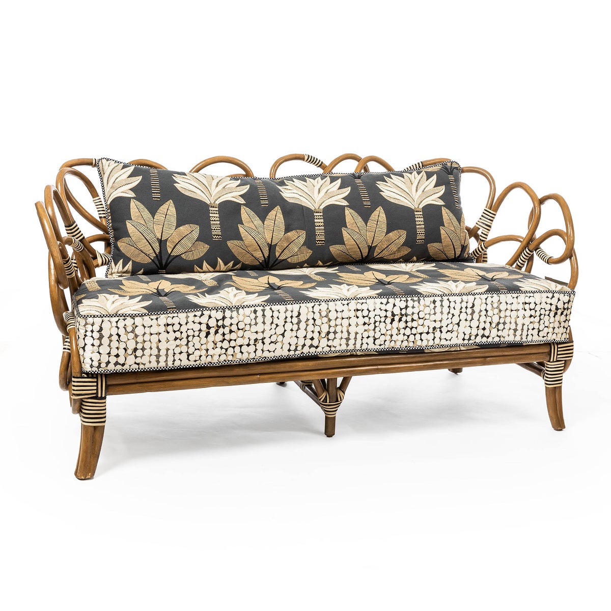 Wild Indoors Rattan Loveseat - Image 5