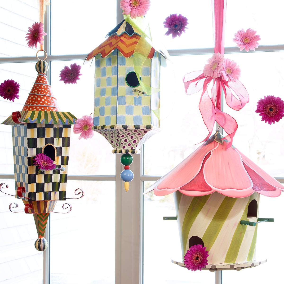Hollyhock Birdhouse - Image 5