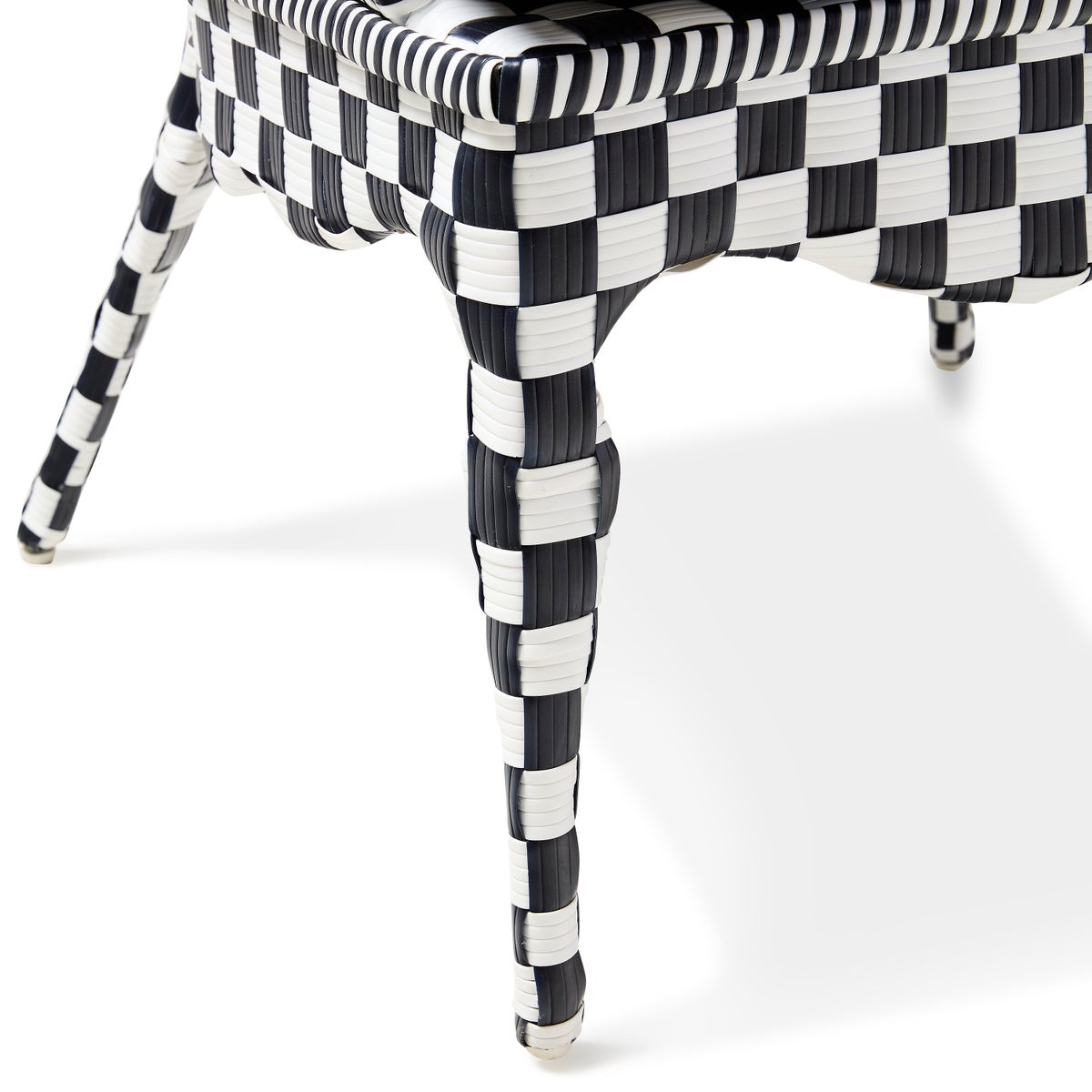 Gambit Check Outdoor Wing Chair - Image 6