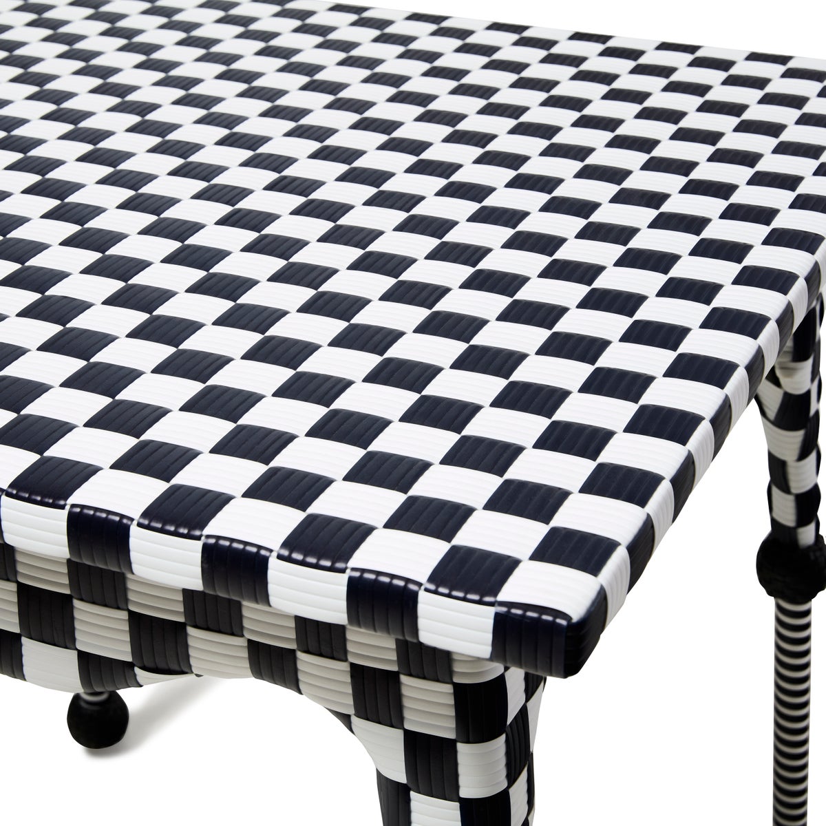 Gambit Check Outdoor Patio Dining Table - Image 7