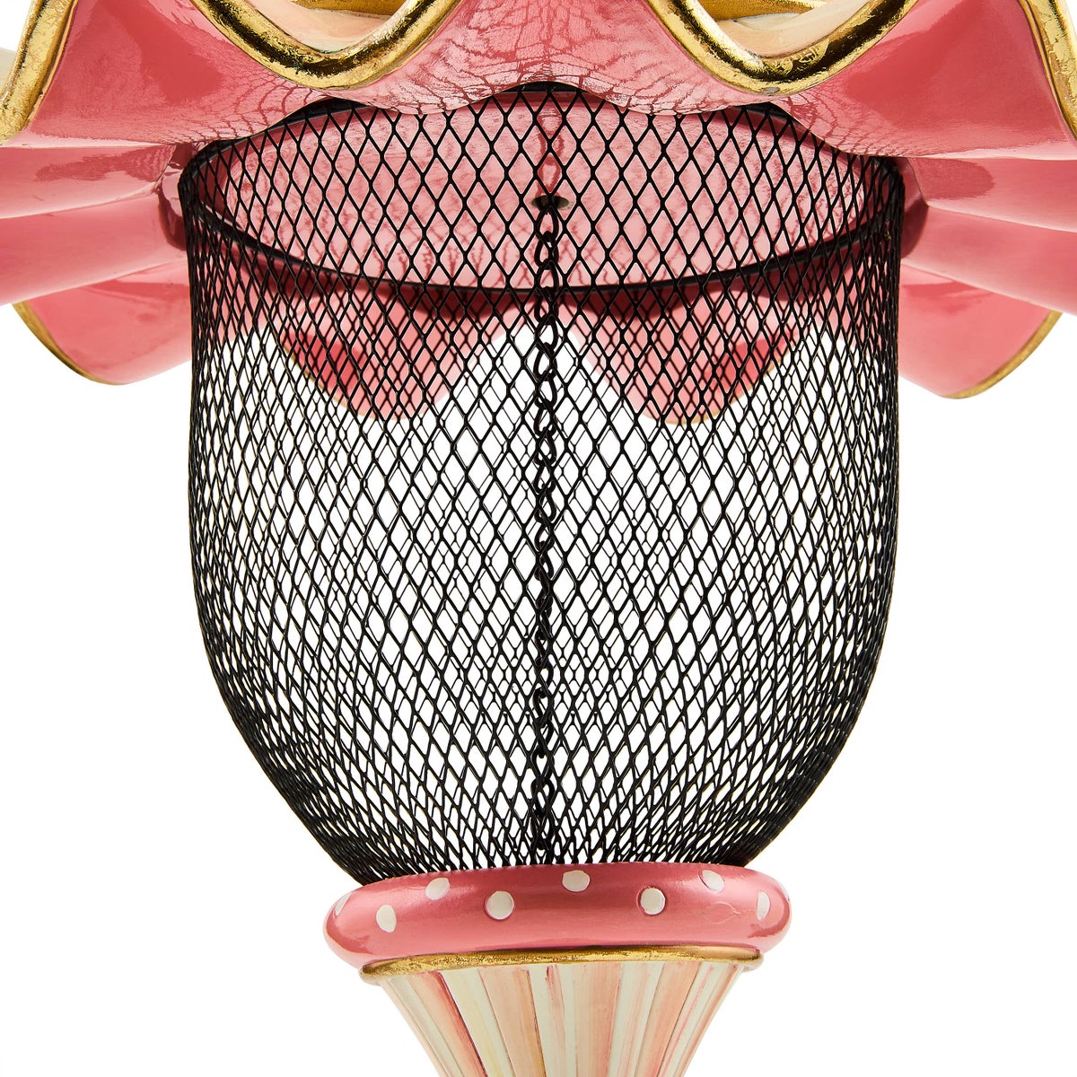 Rosy Check Pendant Bird Feeder - Image 4