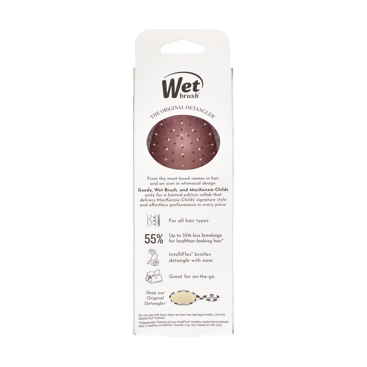 Wet Brush Rosy Check Mini Detangler Brush - Image 5
