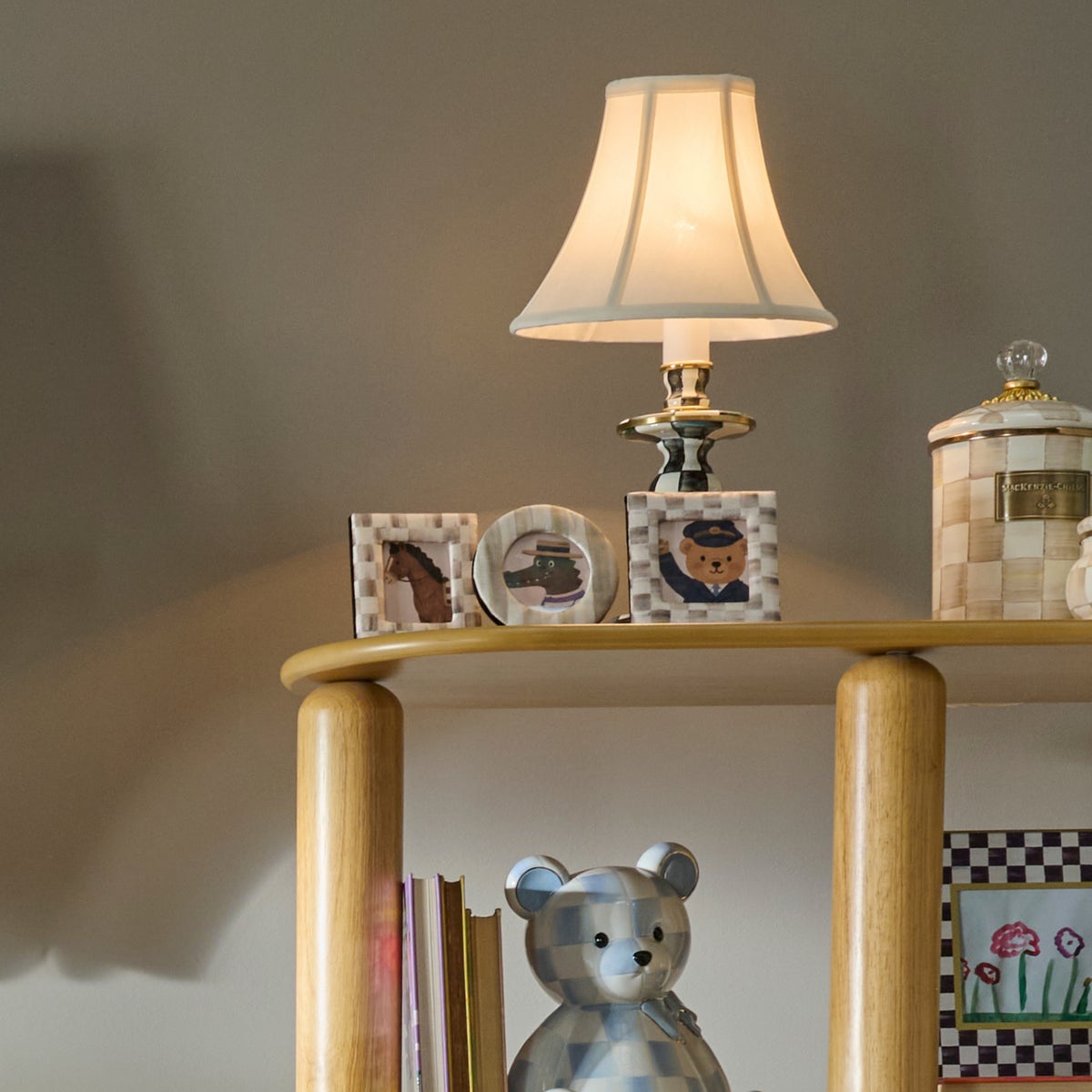Mocha Fabric Frames, Set of 3 - Image 5