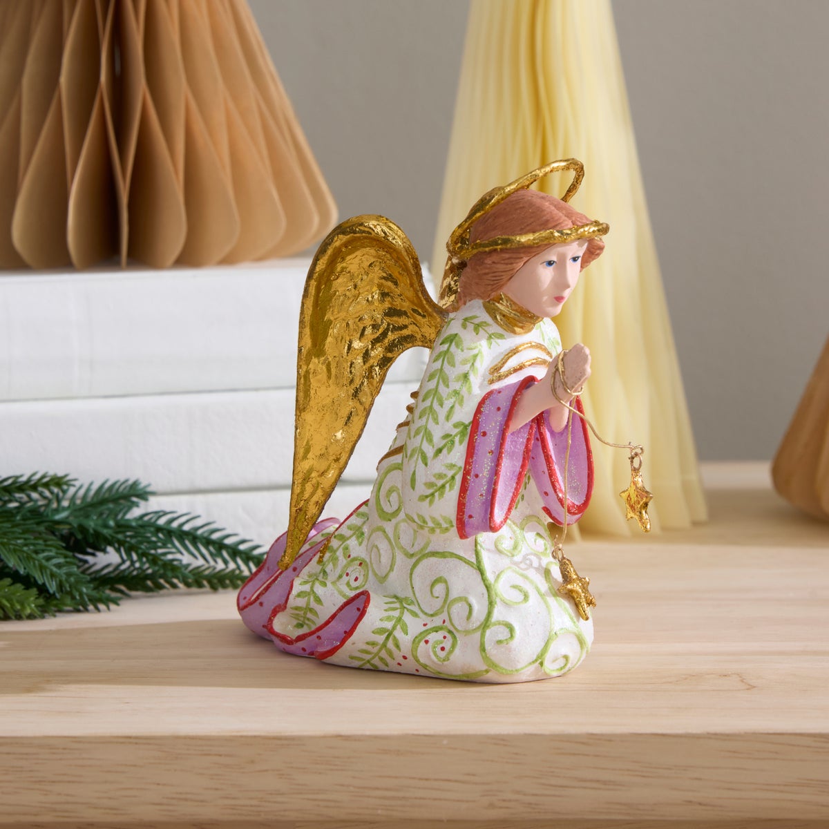 Patience Brewster Nativity Praying Angel Figure - Image 2
