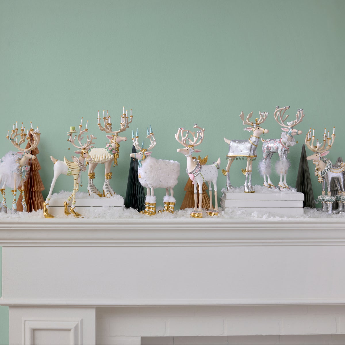 Patience Brewster Moonbeam Cupid Reindeer Figure - Image 4