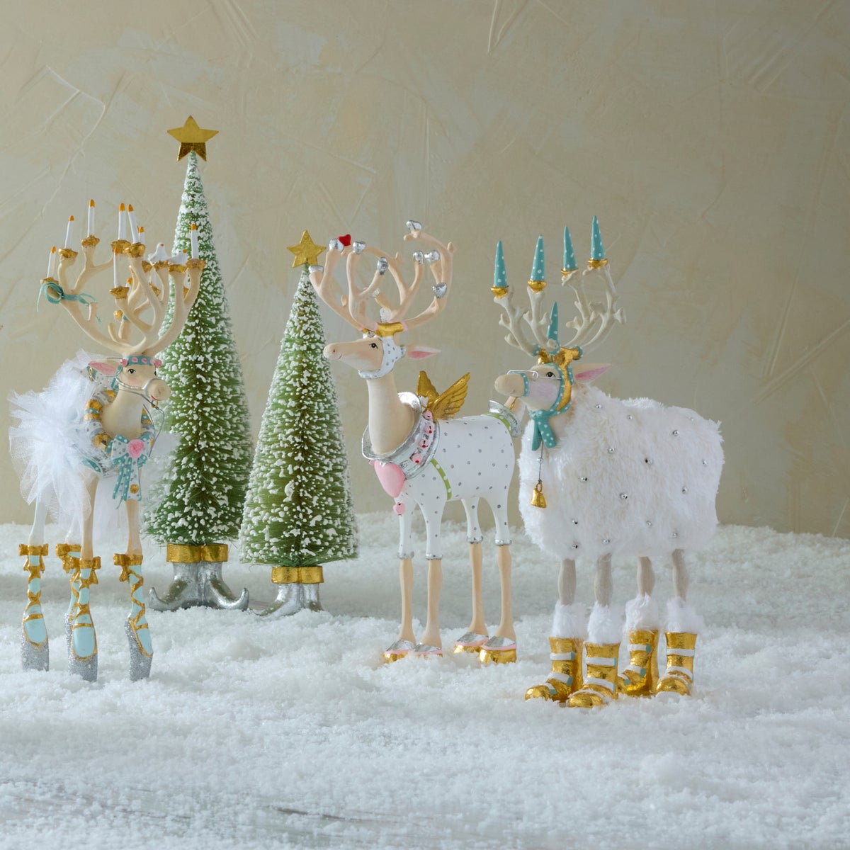 Patience Brewster Moonbeam Cupid Reindeer Figure - Image 5
