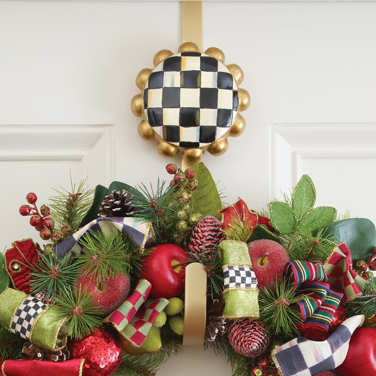 Courtly Check Wreath Hanger - Image 8