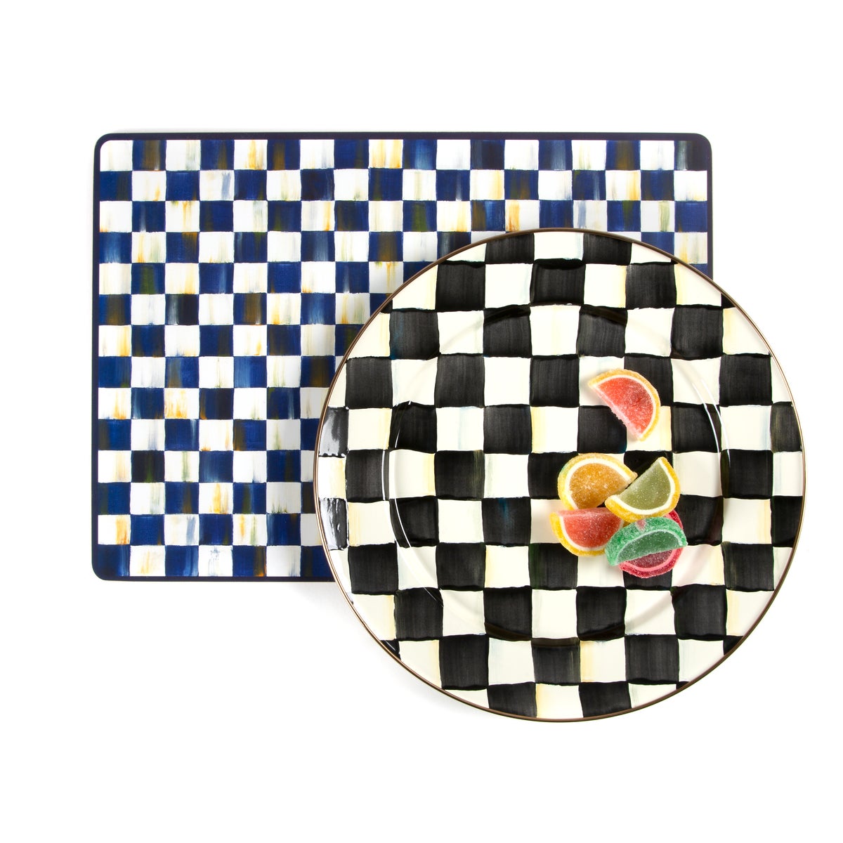 Royal Check Cork Back Placemats, Set of 4 - Image 8