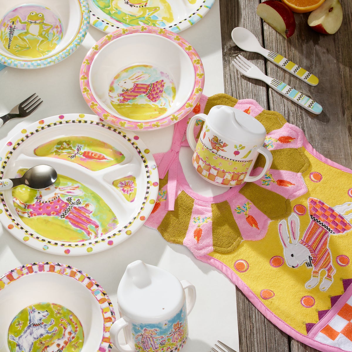 Bunny Toddler's Dinnerware Set - Image 3