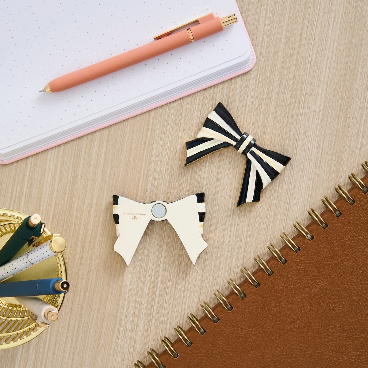 Courtly Bow Magnets, Set of 2 - Image 2