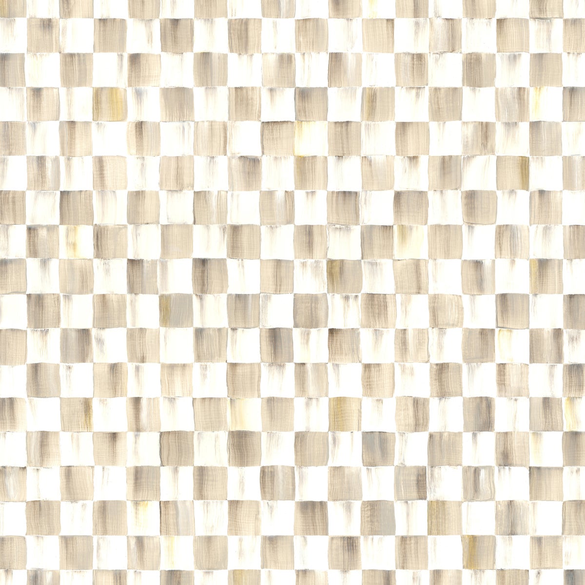 Mocha Check Gift Wrap, Set of 2