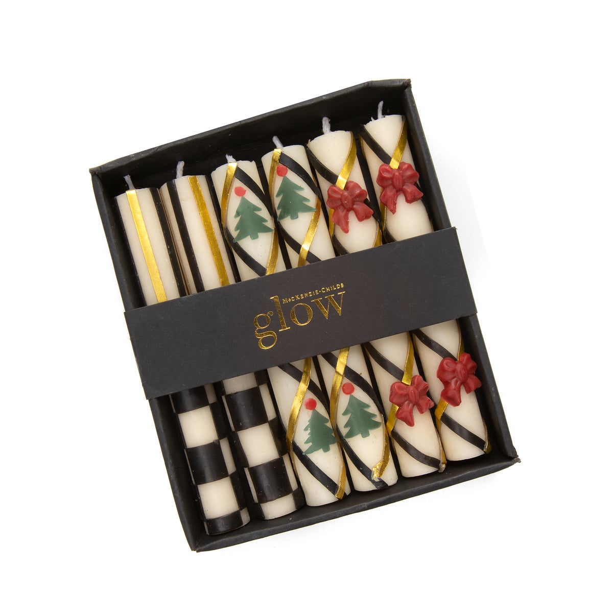Mini Holiday Dinner Candles, Set of 6 - Image 2