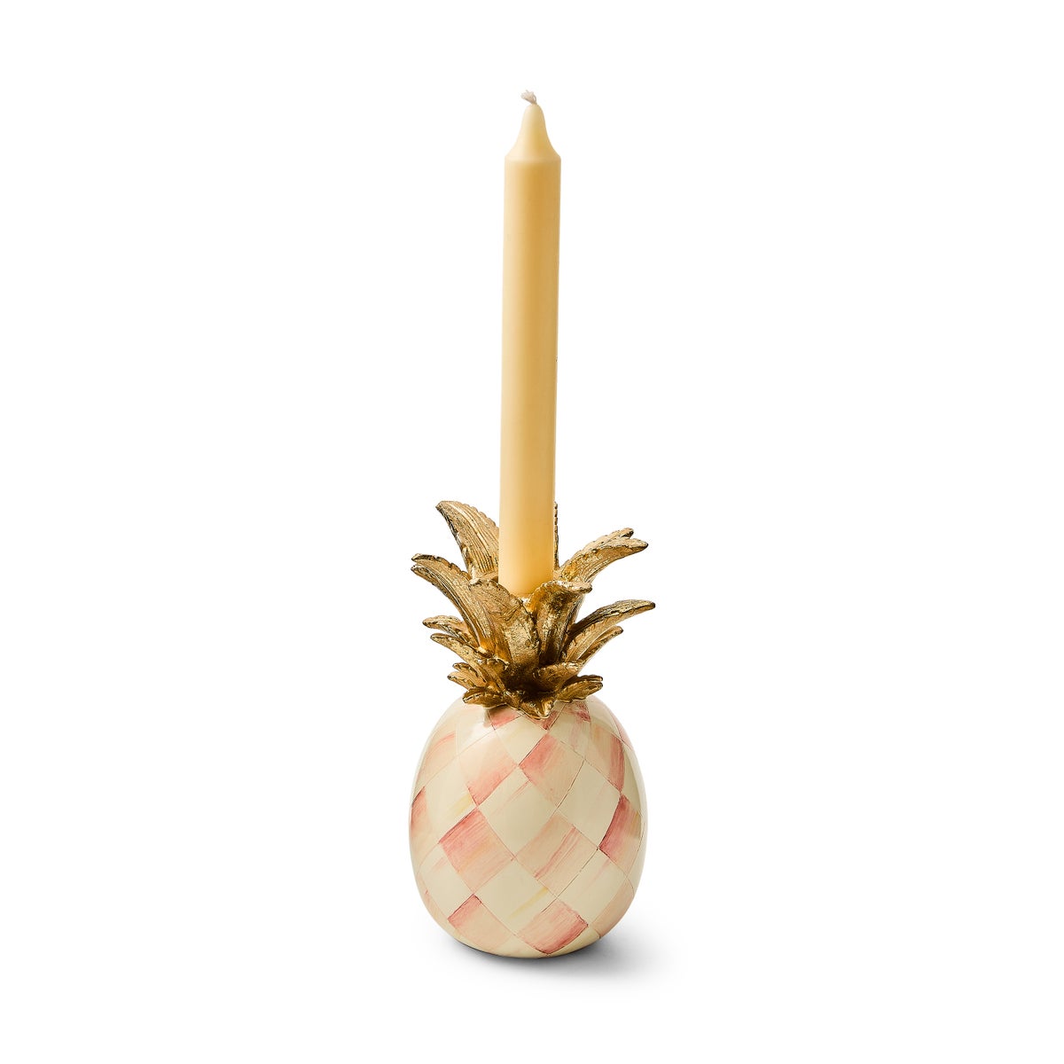 Rosy Pineapple Candle Holder - Image 3