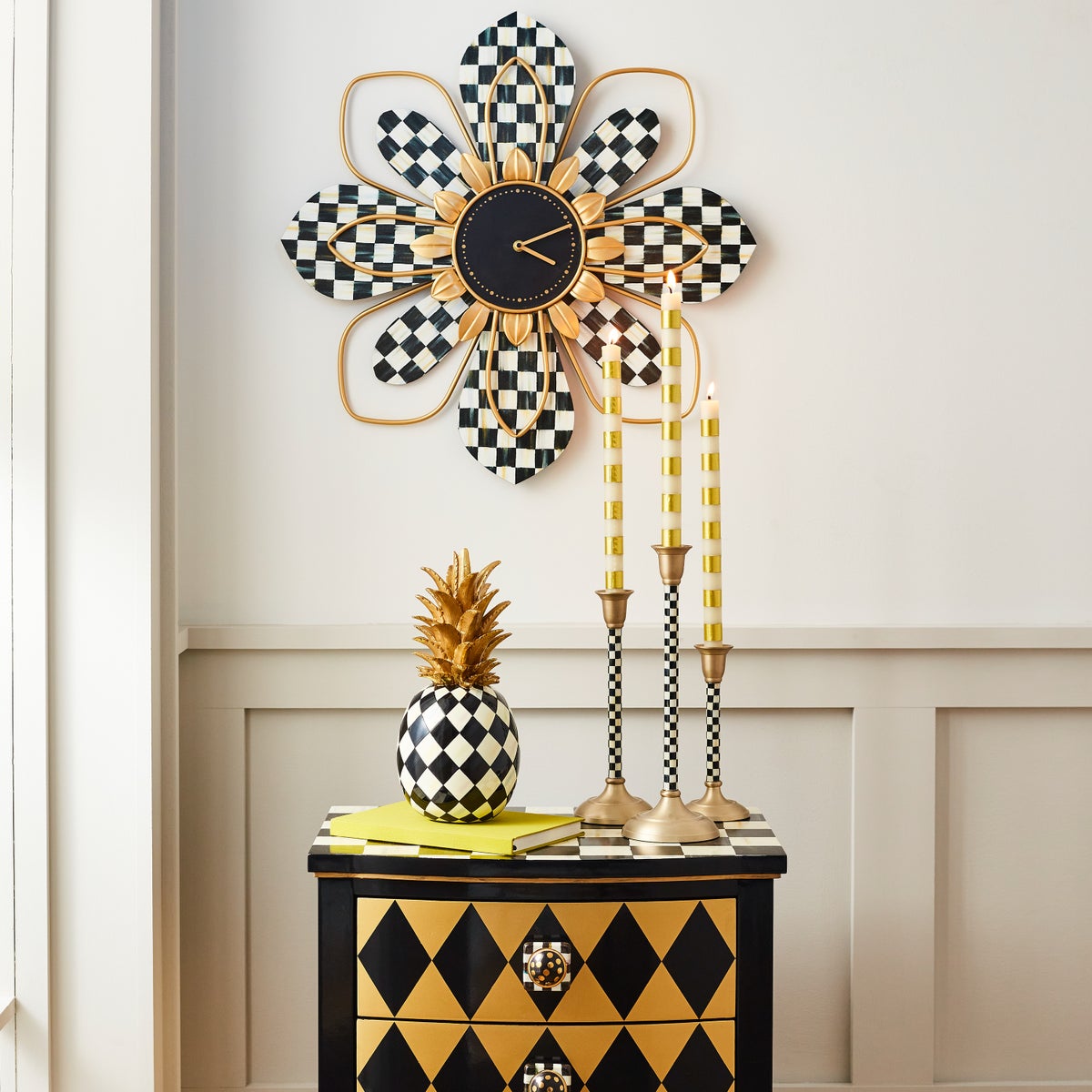 Courtly Check Medium Candlestick - Image 6