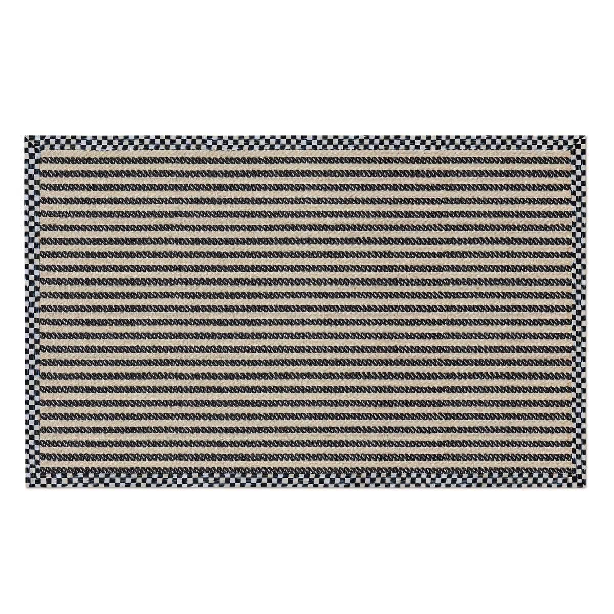 Courtly Check Herringbone Stripe 6' x 9' Sisal Rug