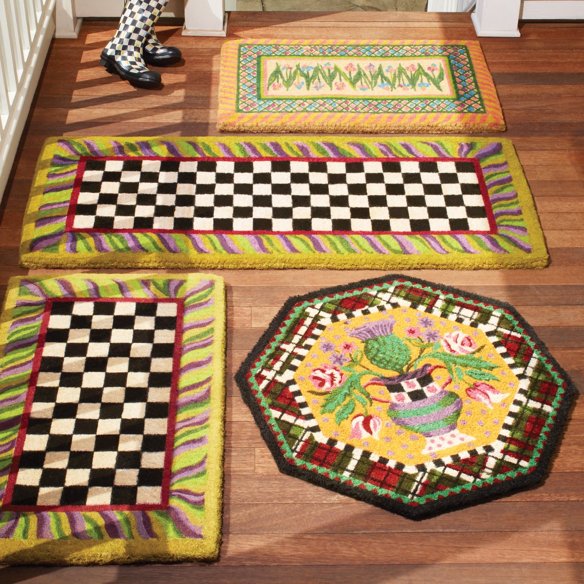 Courtly Check Double Door Entrance Mat - Image 3
