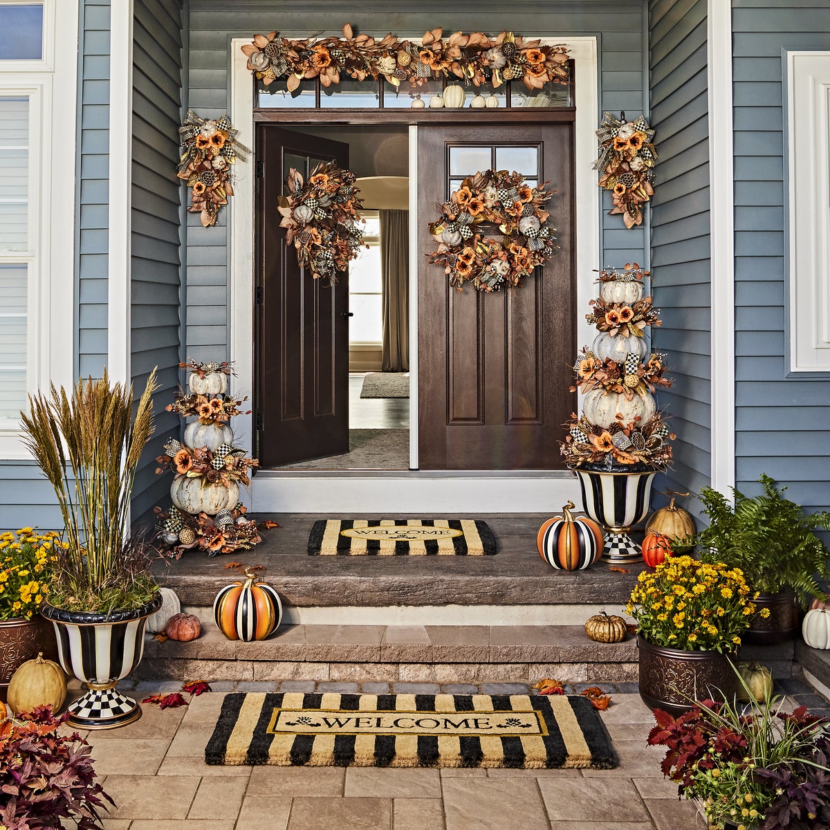 Welcome Awning Stripe Entrance Mat - Image 6