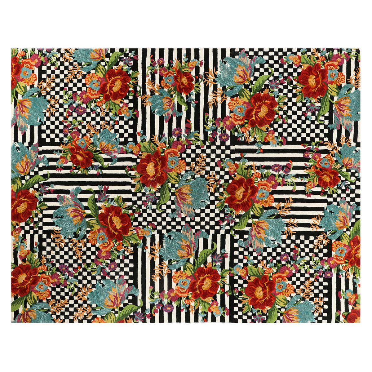 Courtly Flower Market 8' x 10' Rug