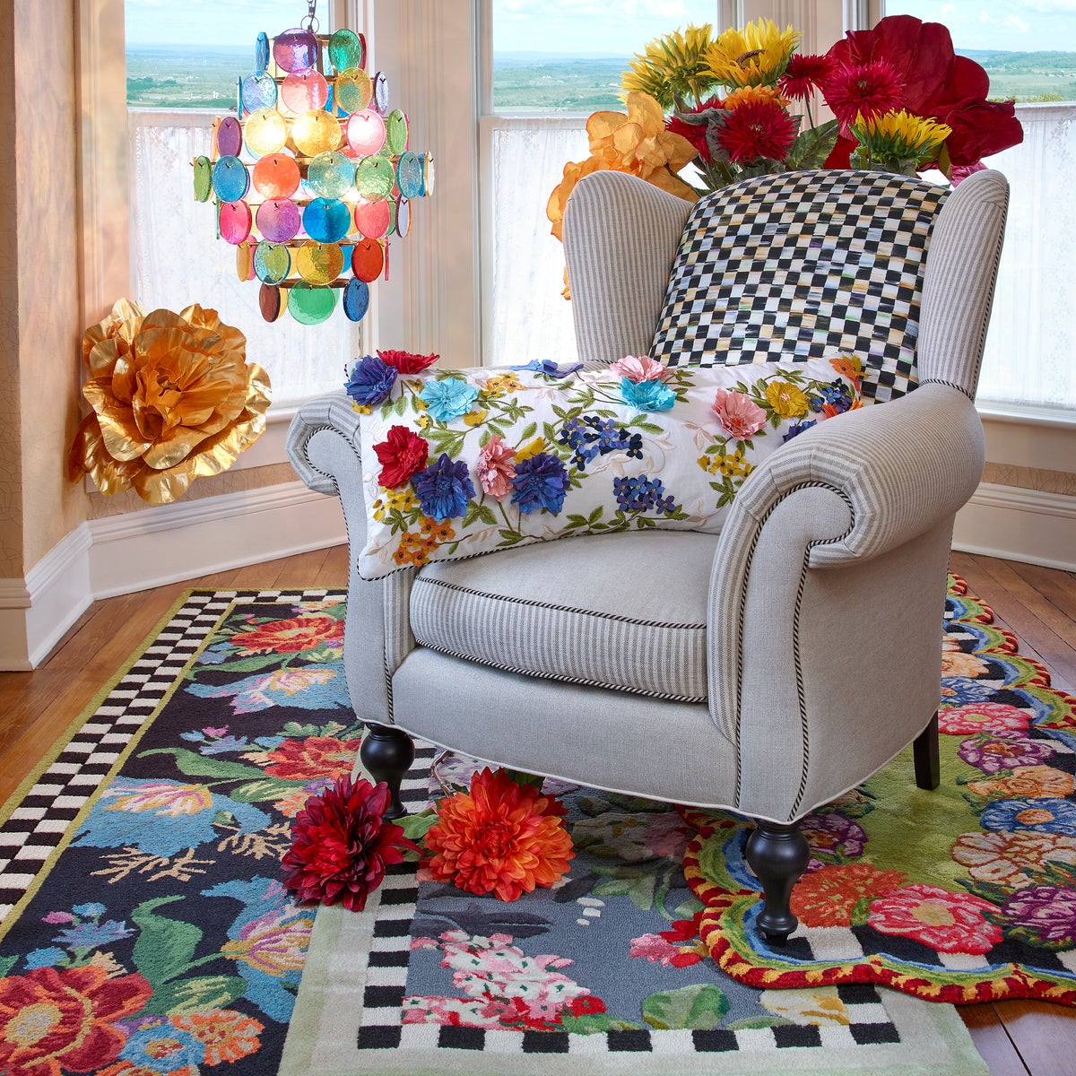Flower Market 2'6" x 8' Runner - Image 3