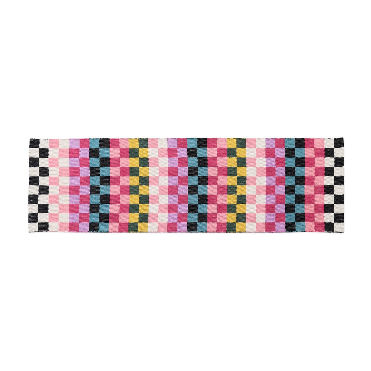 Calypso Checked 2'6" x 8' Indoor/Outdoor Runner
