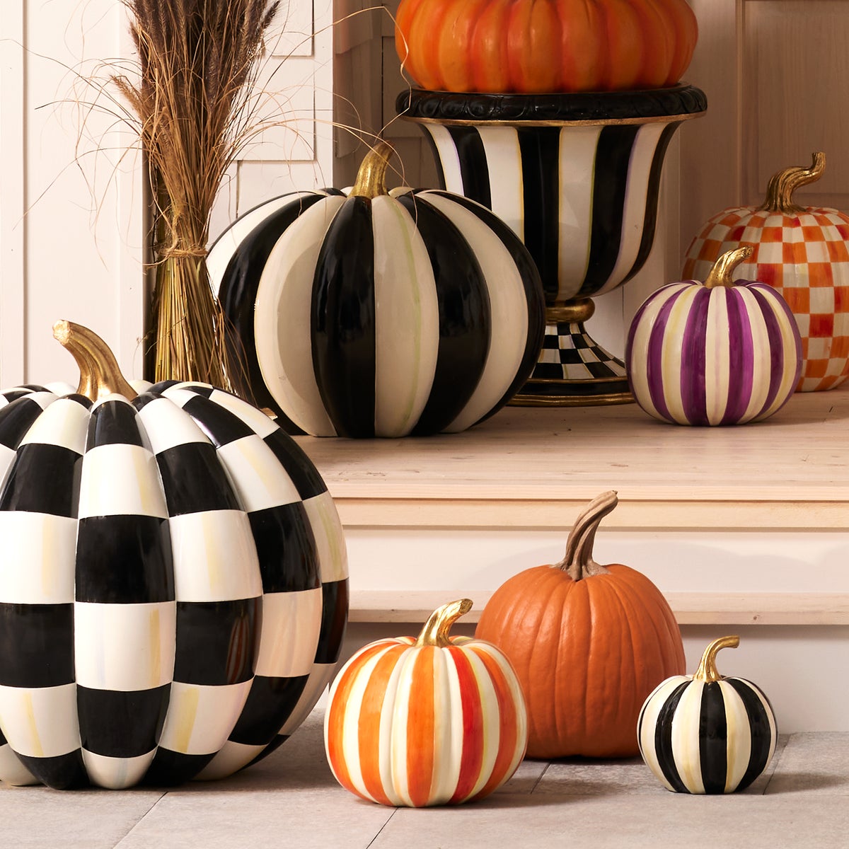 Orange Stripe Medium Pumpkin - Image 7